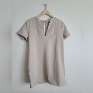 AEL amyenjoylife shift tan dress size l